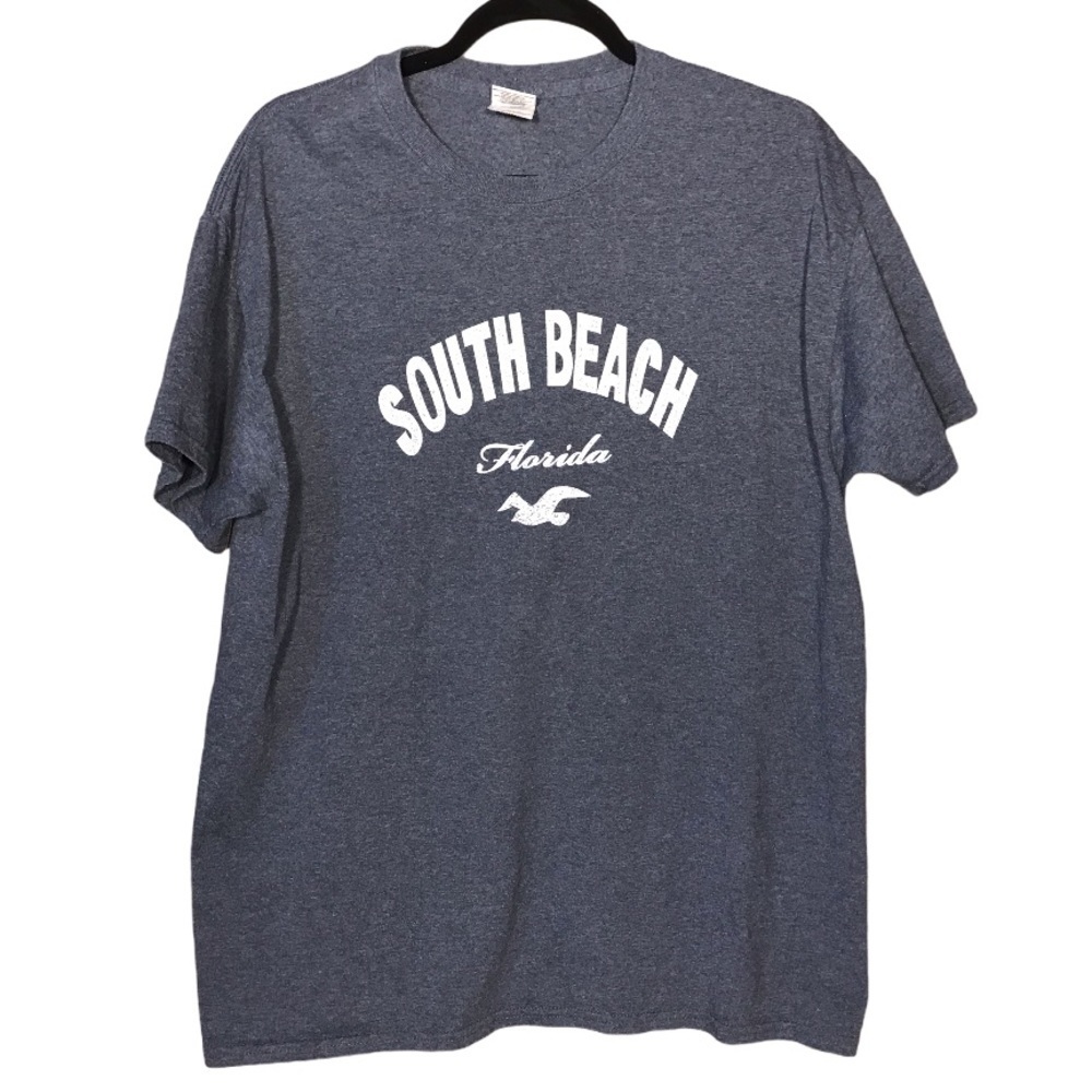 South Beach Florida Tee Shirt Unisex‎ Charcoal Gray